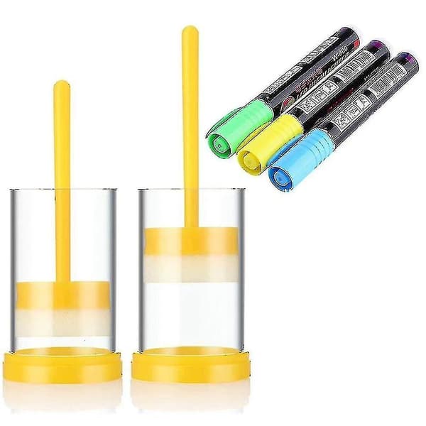 Queen Bee Marking Kit, 2 Queen Marking Cage Tubes with 3 Bee Marking Pens for Beekeeping Tools-hy