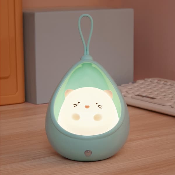 LED-kroppssensor nattlampe USB-gang sengeklær garderobe Senso
