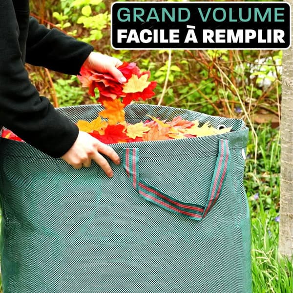 Garden Bags 300 l - With 4 tear-resistant handles - Foldable - Reusable - Robust - Waste Bag KLB