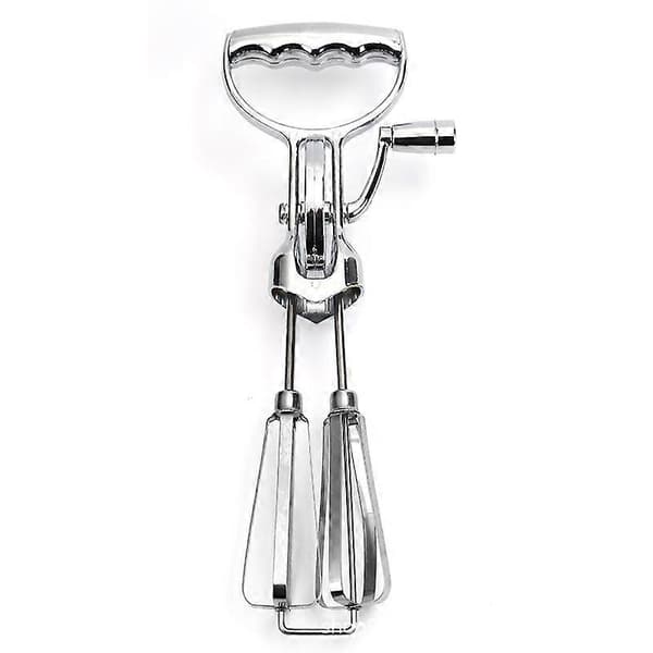 Egg Whisk Double Whisking Manual Egg Beater High-Efficiency Mixer with Handle for Mixing and Stirring Practical Egg Whisk