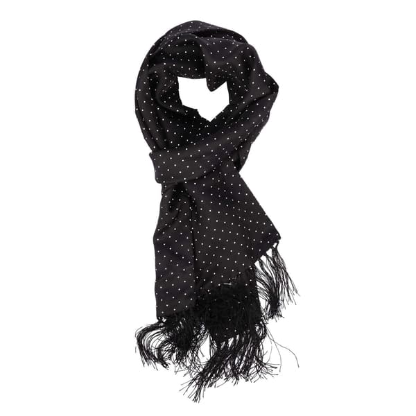 Luke 1977 Prikket Halstørklæde One Size Sort Black Black One Size