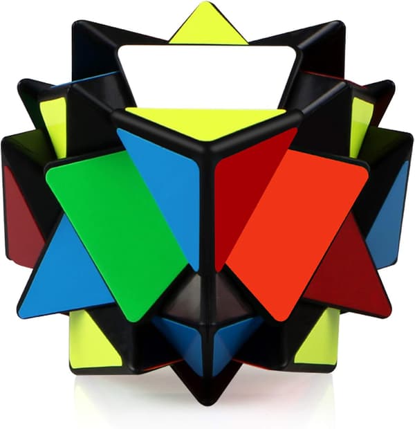 Transformers Rubikin kuutio 3D-palapeli Twist Brain Teasers -lelu sukkatäyte (musta)