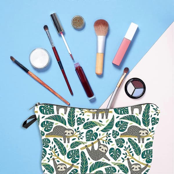 Lille makeuptaske til håndtaske Mini kosmetiktaske til kvinder piger makeuppose skønhedsgave