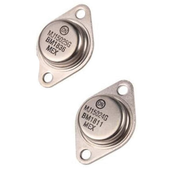 MJ15024 MJ15025 Høy-Hifi Effektforsterker Gullbelagte Lydrør 1 Par