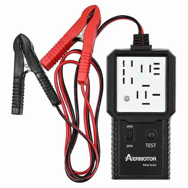 Universell 12V-24V Bilrelétester Elektronisk Bilrelétester Bilbatterikontroll Dynamoanalysator Diagnostikkverktøy