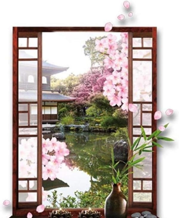 Trompe l'oeil -tarrat - Japani