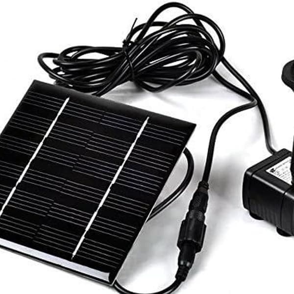 Solar Water Pump Garden Fountain Pool Watering Pond Pump Black