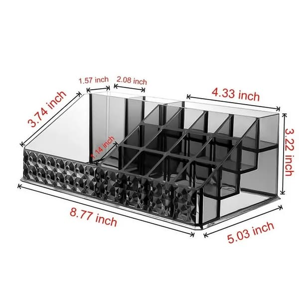 Makeup Organizer Tray, Makeup Brush Holder, Makeup Display Cabinet