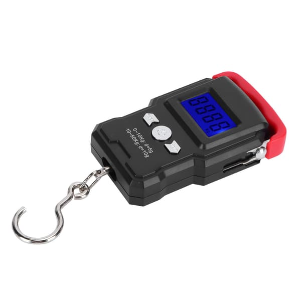 WH-A23L 50 kg LCD Digital Display Mini Electronic Scale Hanging Hook Scale for Fishing