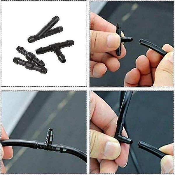 5m Wiper Hose Kit, Windshield Washer Hose, Flexible Hose, Wiper Nozzle Mist Washer Hose