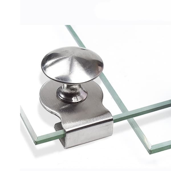 [2 pcs] Glass Door Handle, Stainless Steel Handle, Punch-Free Drill