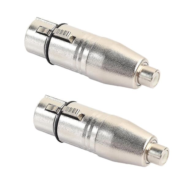 2 kpl XLR-adapteri, naaras-XLR-naarasadapteriliitin