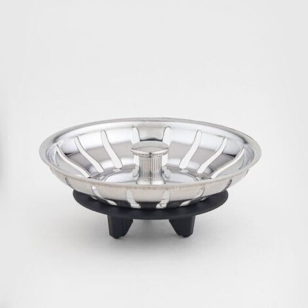IKEA sink basket, three-pronged colander, sink stopper (LGL)