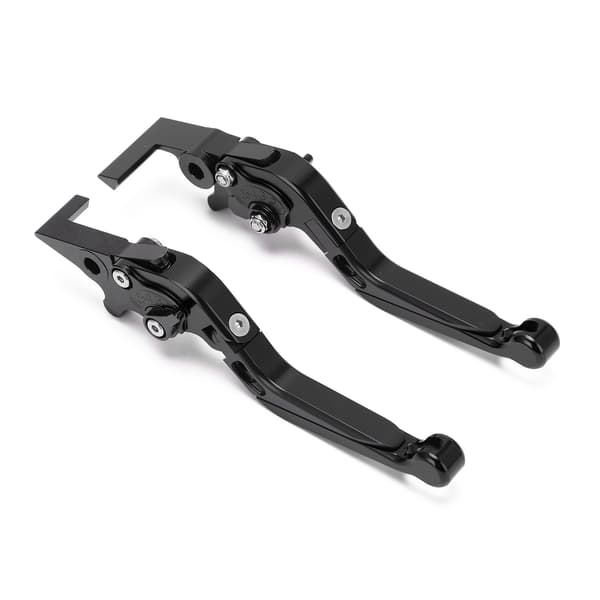2 Pcs Motorcycle Brake Clutch Levers Adjustable CNC Aluminum Alloy Replacement for ADV150 2019‑2021 Black