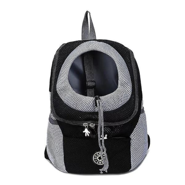 Puppy Travel Bag, Portable Mesh Backpack, Front-Facing Shoulder Bag, Size S