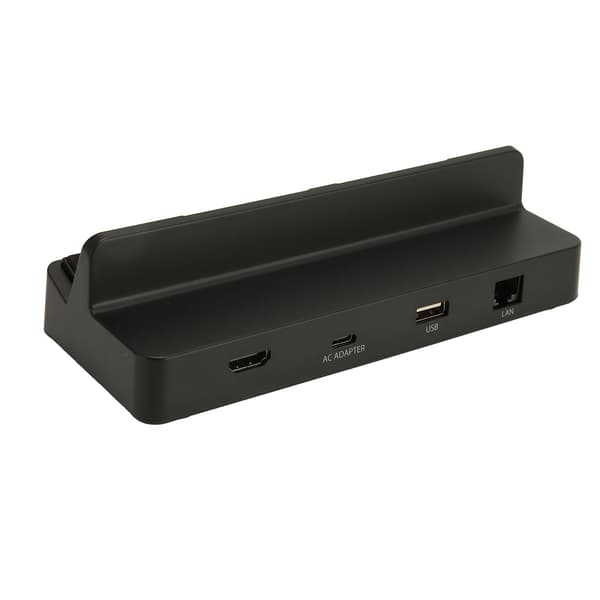 Konsoll TV-dokkingstasjon 4K HD Multimedia Interface-omformer ladehub med Gigabit Ethernet-port for Switch OLED