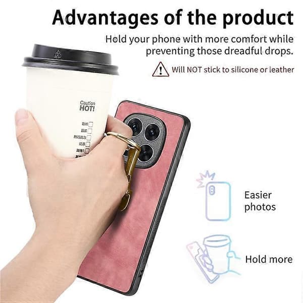 CASENEO D22 Kompatibelt Cover til Xiaomi Redmi Note 14 Pro+ 5G Foldbart Stativ Retro Læder Bagside Brun Brown