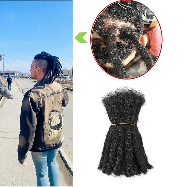 10 tommer Heklet Hår Håndlagde Dreadlocks Syntetisk Hår Locs Reggae Heklet Fletter Hårforlengelse