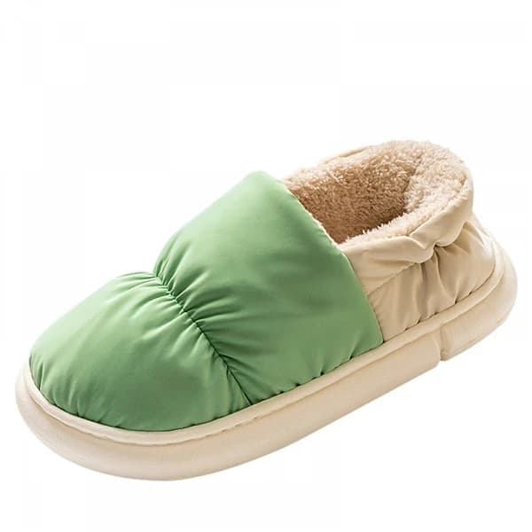 Vintersko for menn, duntøfler, luftige vintertøfler, Memory Foam, innendørs og utendørs, soverom (7,5-8)