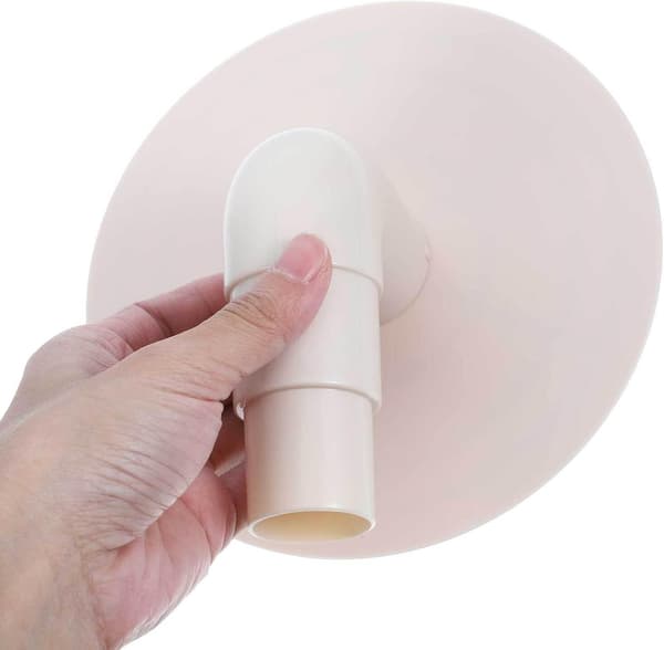 Hvit PVC Vakuumadapterplate for bassengskimmer, 1 stk -