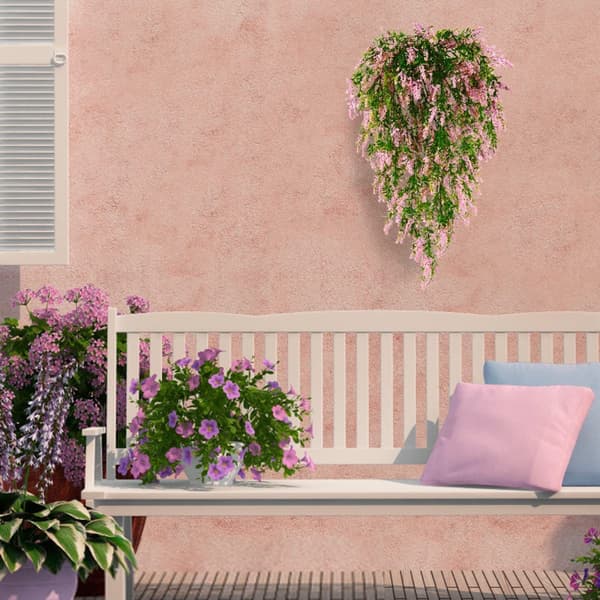 Artificial Plant 2 Pieces UV-Resistant Artificial Hanging Plants