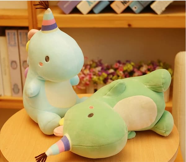 Dinosaurleke Dukke (Blå), 40cm Tegneserie Dinosaur Bursdag Jul