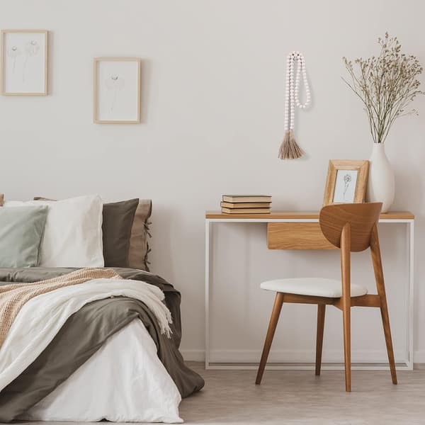 Rabatt Gårdshusperler 140cm Treperlekrans med Dusk Rustikk