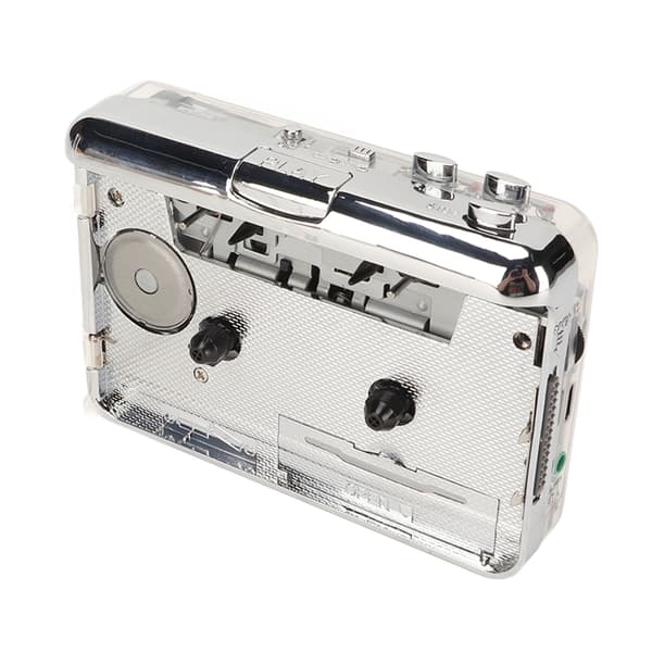 Cassette to MP3 Converter Retro HiFi Stereo Sound USB Cassette Player with Transparent Shell