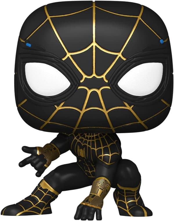 Marvel: Spider-Man: No Way Home - Spider-Man i sort og guld S