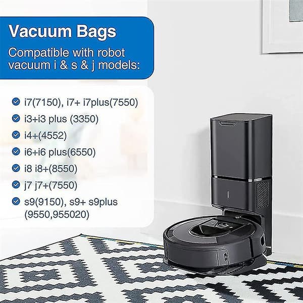 Støvsugerposer for Irobot Roomba I7 I7+e5 E6 S9 S9+ I & S-serien