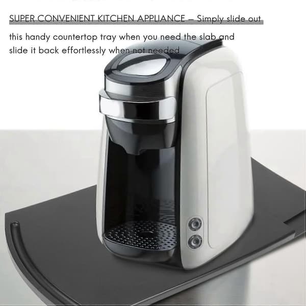 Kitchen Sliding Coffee Maker Mat, 30 cm Under Cabinet Appliance Coffee Maker Toaster Countertop Sto