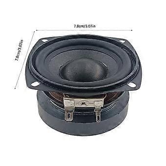 1 Set 3-inch Full-Frequency Speaker Perfect for DIY Projects Low-Frequency Subwoofer Speaker Tweeter