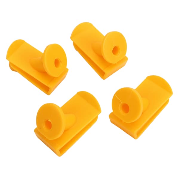 8PCS Engine Base Screw Clip A0019913970 Yellow Underbody Mounting Clips Replacement for Smart Fortwo W450 W451 Models