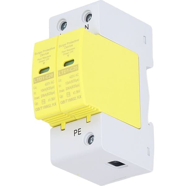 AC 420V 10KA-20KA 2P Surge Protector, Surge Protection Device, Surge Arrester for Electrical Panel