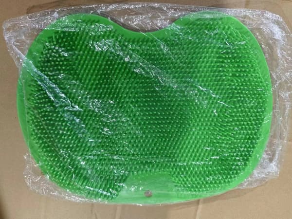 Grå (30 x 25 cm) Stor brusefodsbørste, brusefodsskrubber -