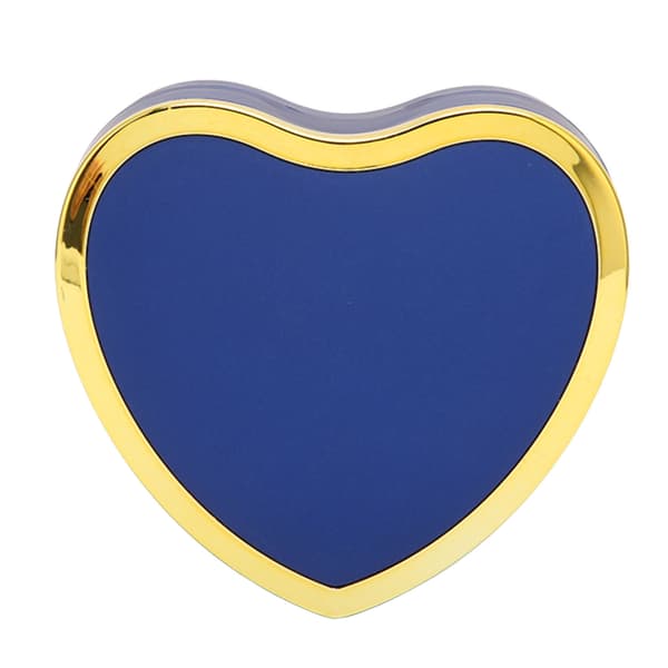 Ring Gift Box Soft Flocking Thermoformed Lighting Portable Jewelry Storage Box for Anniversary Engagement Navy Blue