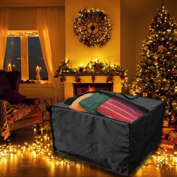 Cushion Storage Bag - Durable 210D Garden Cushion Storage Bag, Zipper