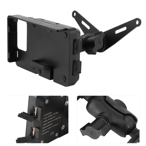 Motorcycle Phone Holder Navigation Charging Bracket Fits for Kawasaki NINJA400 2018-2020