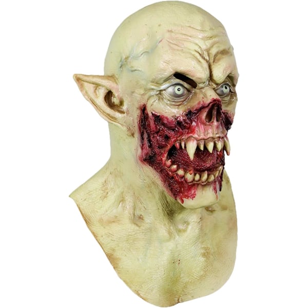 Molezu Vampire Mask Skrämmande Dracula Monster Halloween Kostym Fest Skräck Demon Zombie rekvisita