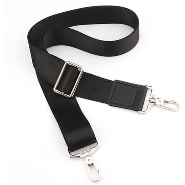 Taskerem - Justerbar 83-148cm - 3.8cm bred - Sort