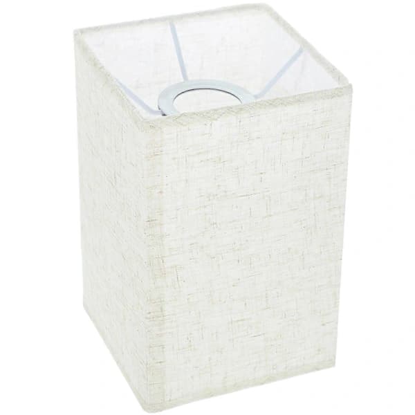 Firkantet linnedskærm til gulv- og bordlamper, som vist, 20.00X13.00X13.00CM
