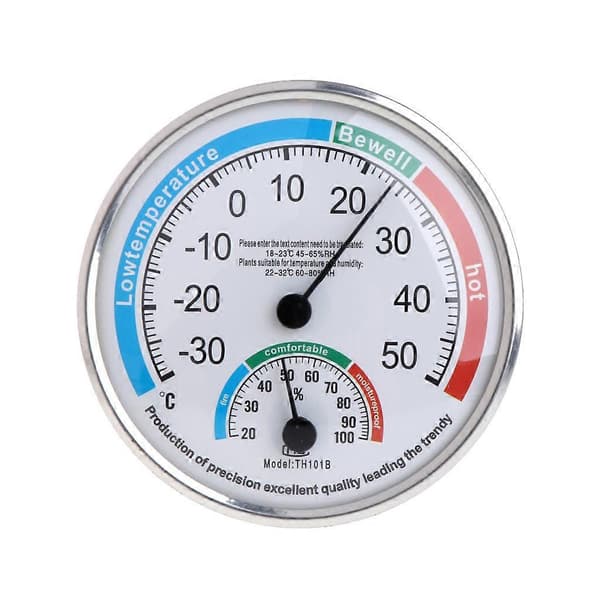 Portable Analog Thermometer Hygrometer Temperature Humidity Monitor Meter