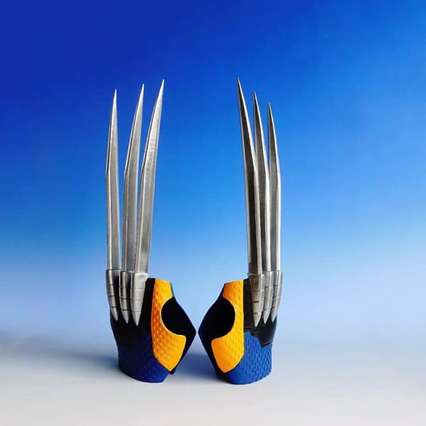 Wolverine klohansker 1:1 bærbare cosplay-rekvisitter modellpynt håndlagde leker
