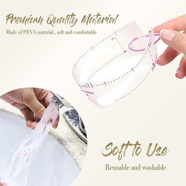 12 Pieces Reusable Eyebrow Stencils with 1 Strap and 1 Eyebrow Razor