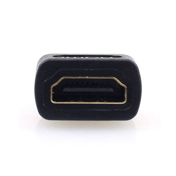 Forgyldt Micro HDMI til HDMI-adapter 1080p 4K UHD 3D TV