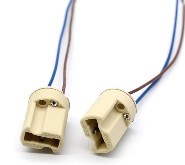 10 stk. G9 lampeholdere med 150 mm Teflon-kabel