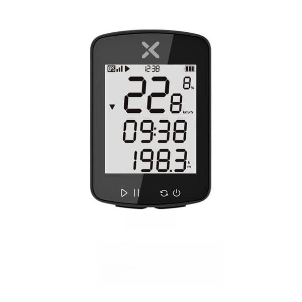 GPS-sykkelcomputer 40 timers batteritid 2,6'' skjermstøtte