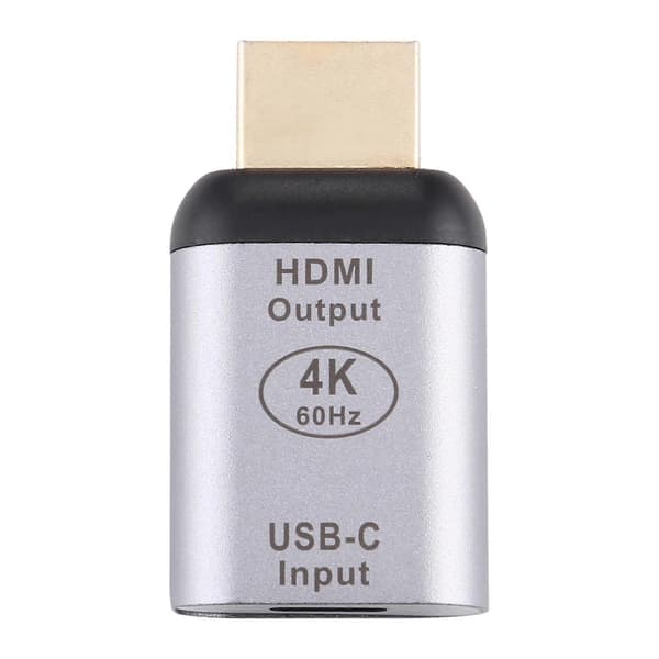 4K 60Hz USB 3.1 Type C hun til HDMI han adapterkonverter til Macbook Chromebook Pixel