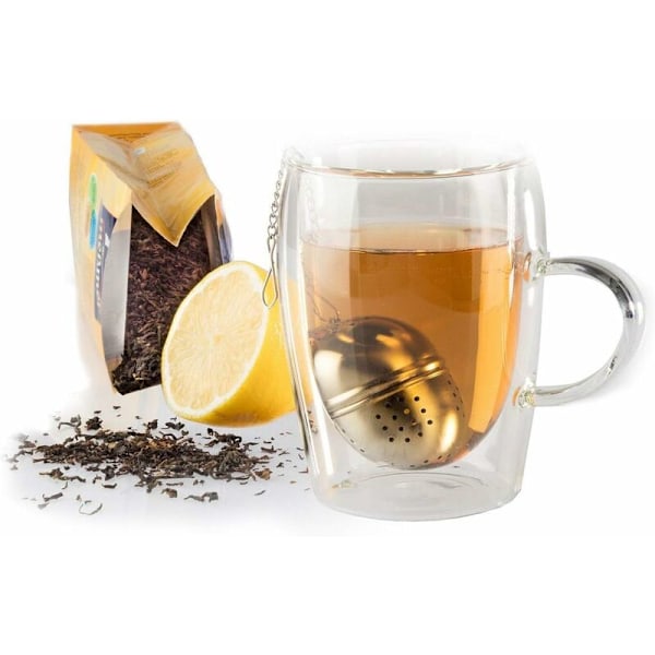 Krydderikuglefilter (410 rustfrit stål, lille ensfarvet)