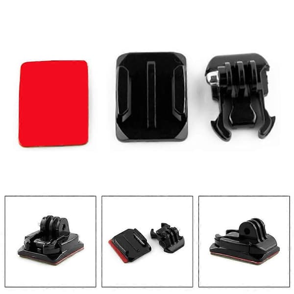 Action Camera Accessory Base Mount for GoPro 11 10 9 8 7 4 3 Adhesive Mounts